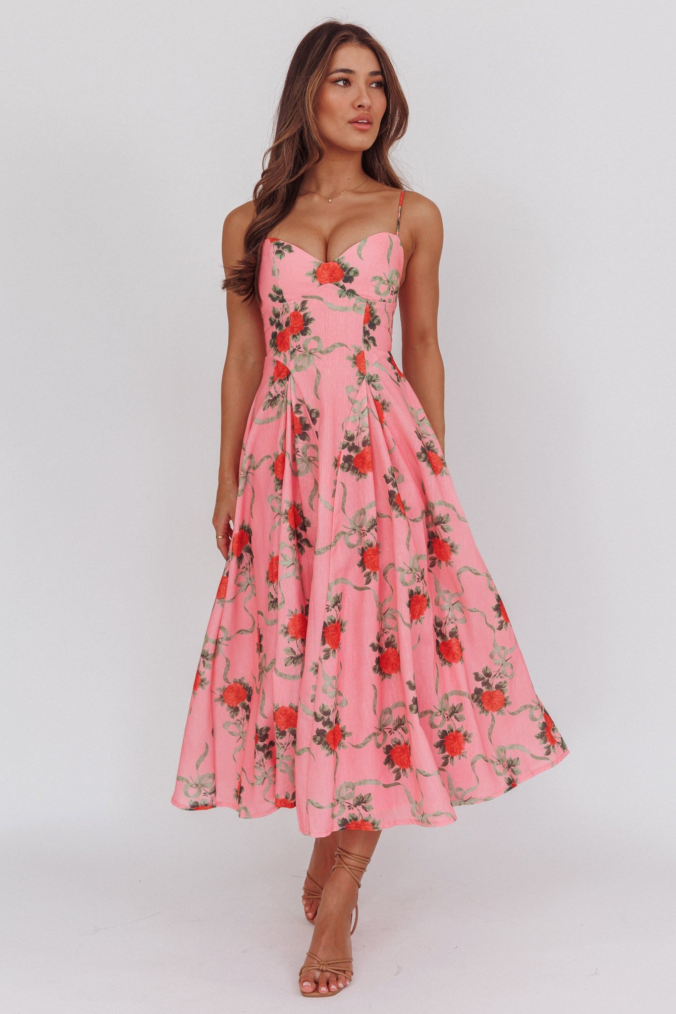 pink rose brand dress Fantasia Mini Dress Pink/Black Fashion Brand Company